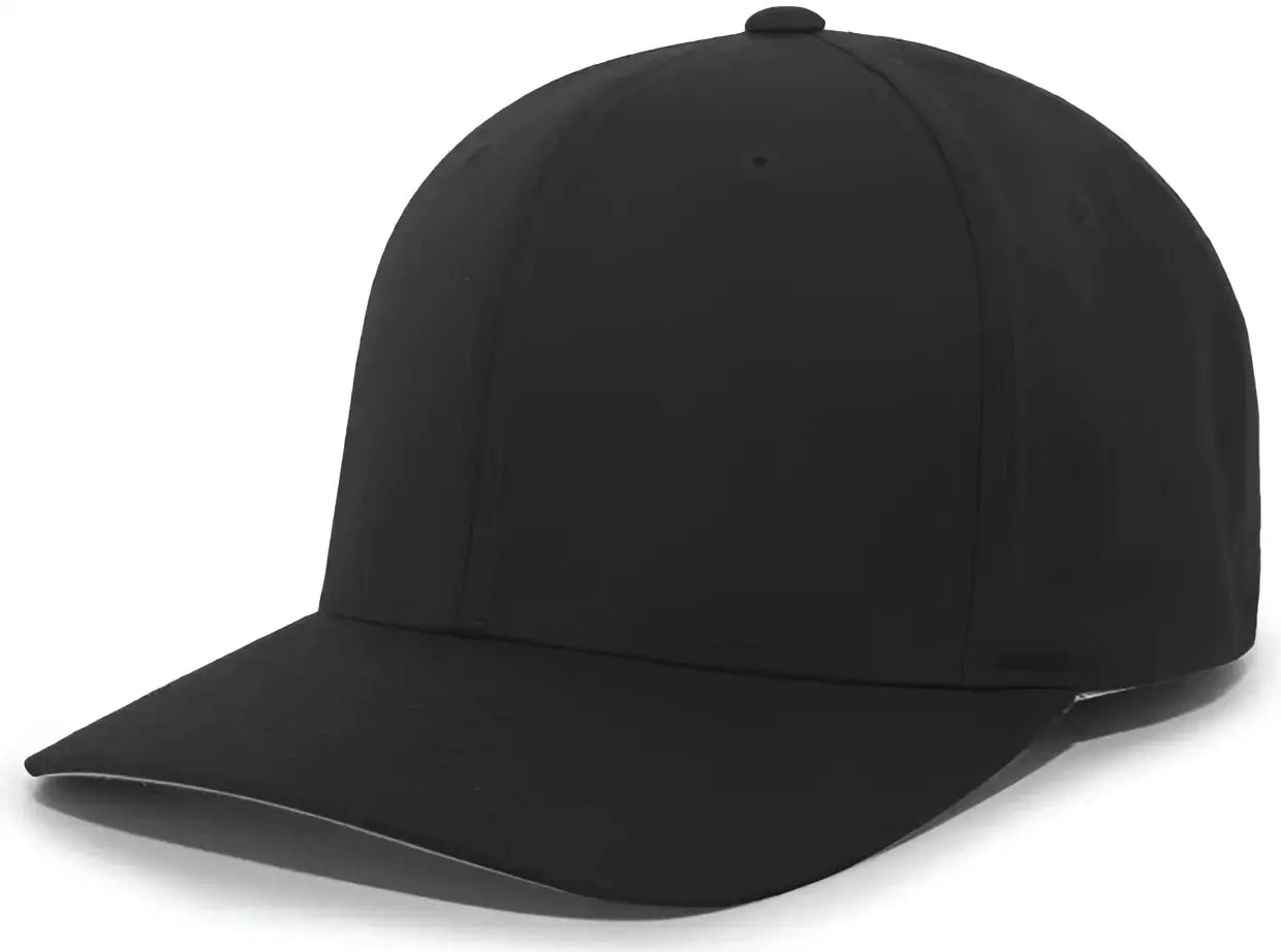 Pacific Headwear 430C Cotton-Poly Flexfit Cap - Black