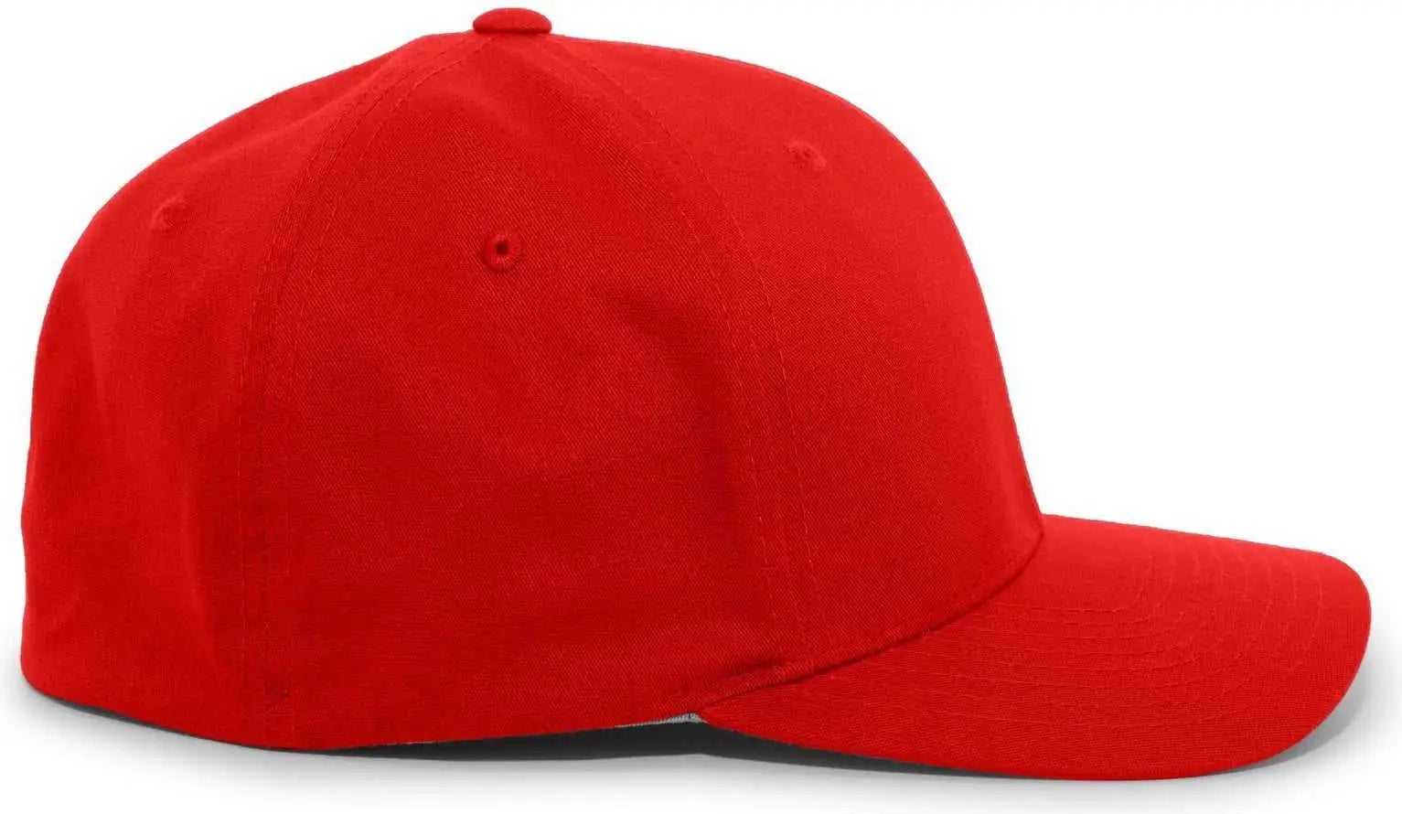 Pacific Headwear 430C Cotton-Poly Flexfit Cap - Red
