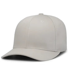 Pacific Headwear 430C Cotton-Poly Flexfit Cap - Silver