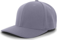 Pacific Headwear 487F P-Tec Performance Flexfit Cap - Graphite - Dark Gray / 6 7/8’’ - 7 3/8’’