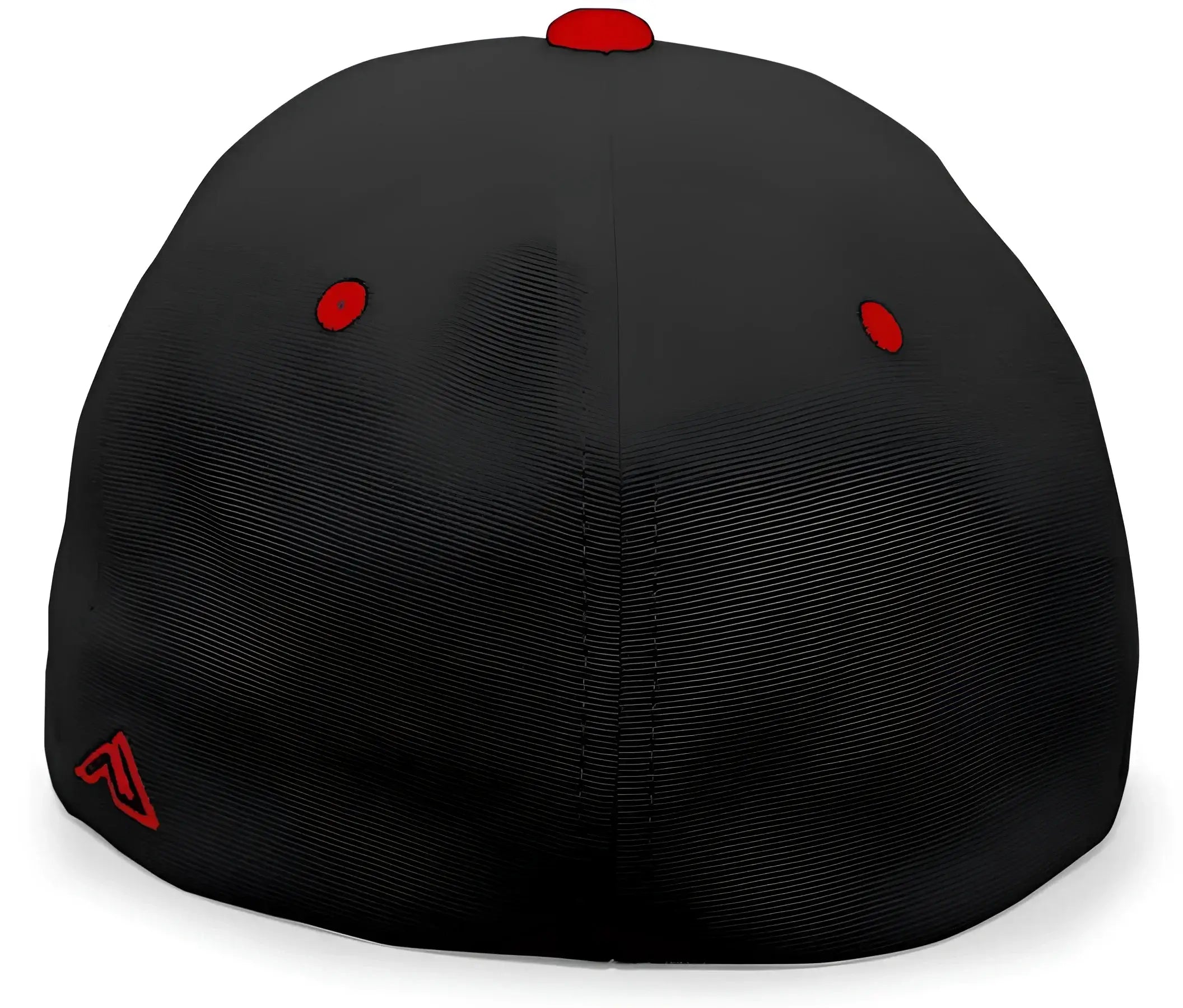 Pacific Headwear 498F M2 Performance Flexfit Cap - Black Red