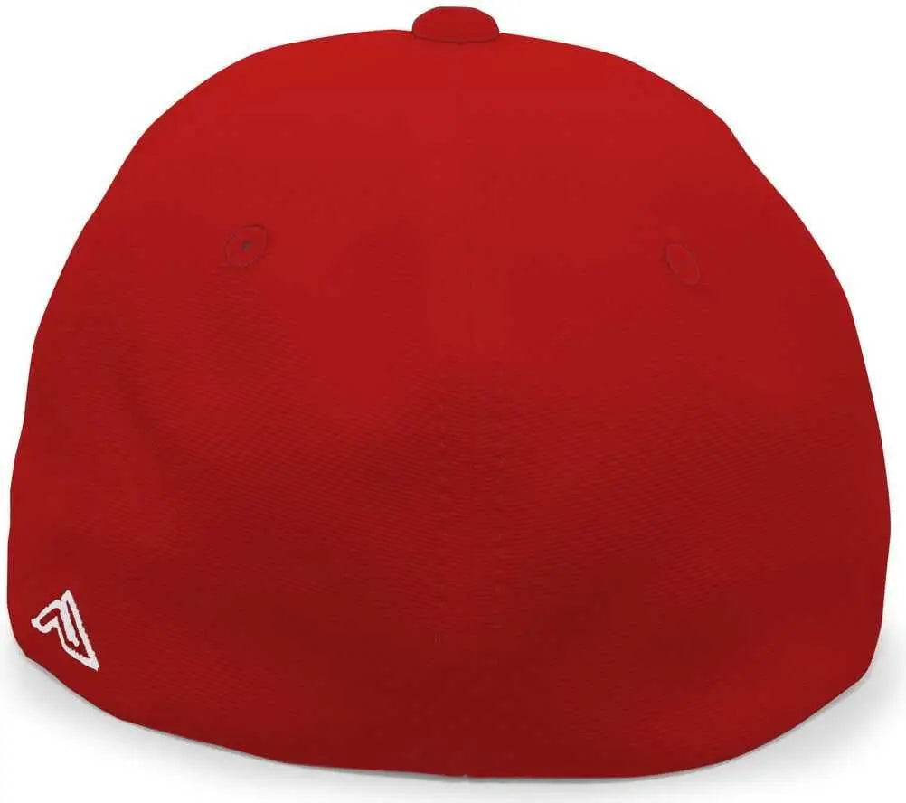 Pacific Headwear 498F M2 Performance Flexfit Cap - Cardinal