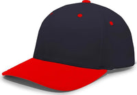 Pacific Headwear 498F M2 Performance Flexfit Cap - Navy Red - Navy Red / 6 1/2’’ - 7’’