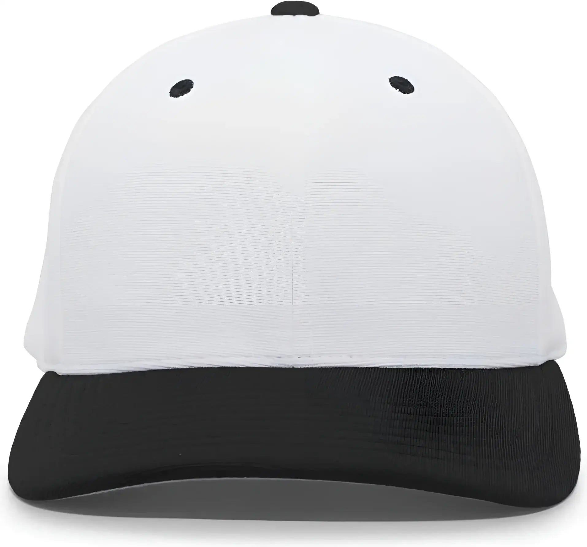 Pacific Headwear 498F M2 Performance Flexfit Cap - White Black