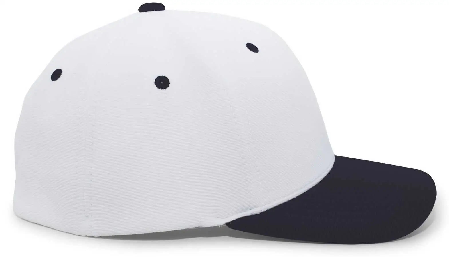 Pacific Headwear 498F M2 Performance Flexfit Cap - White Navy