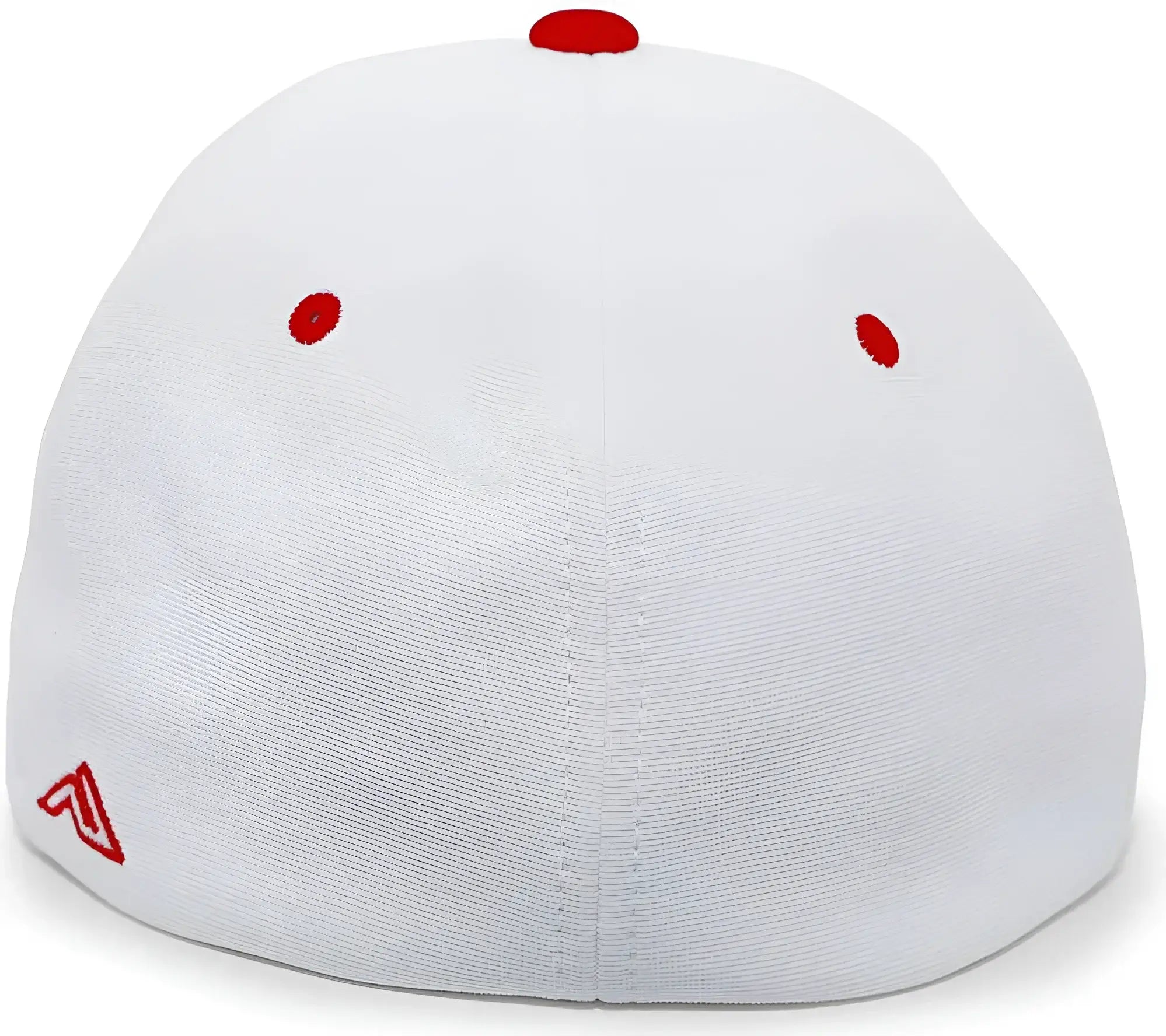 Pacific Headwear 498F M2 Performance Flexfit Cap - White Red
