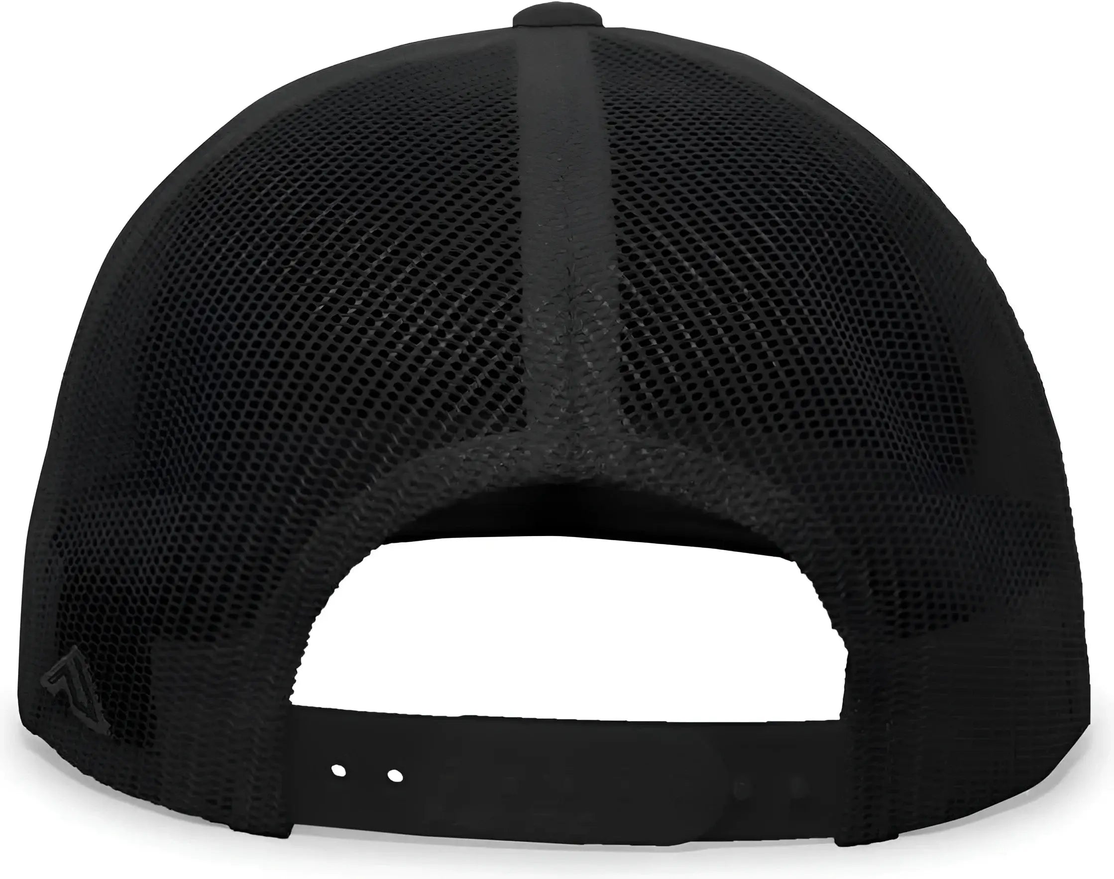 Pacific Headwear 4D3 D-Series Trucker Snapback Cap - Black - Black / 7’’ - 7 7/8’’