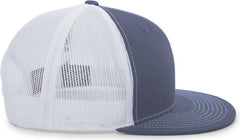 Pacific Headwear 4D3 D-Series Trucker Snapback Cap - Graphite White Graphite - Graphite White Graphite / 7’’ - 7 7/8’’