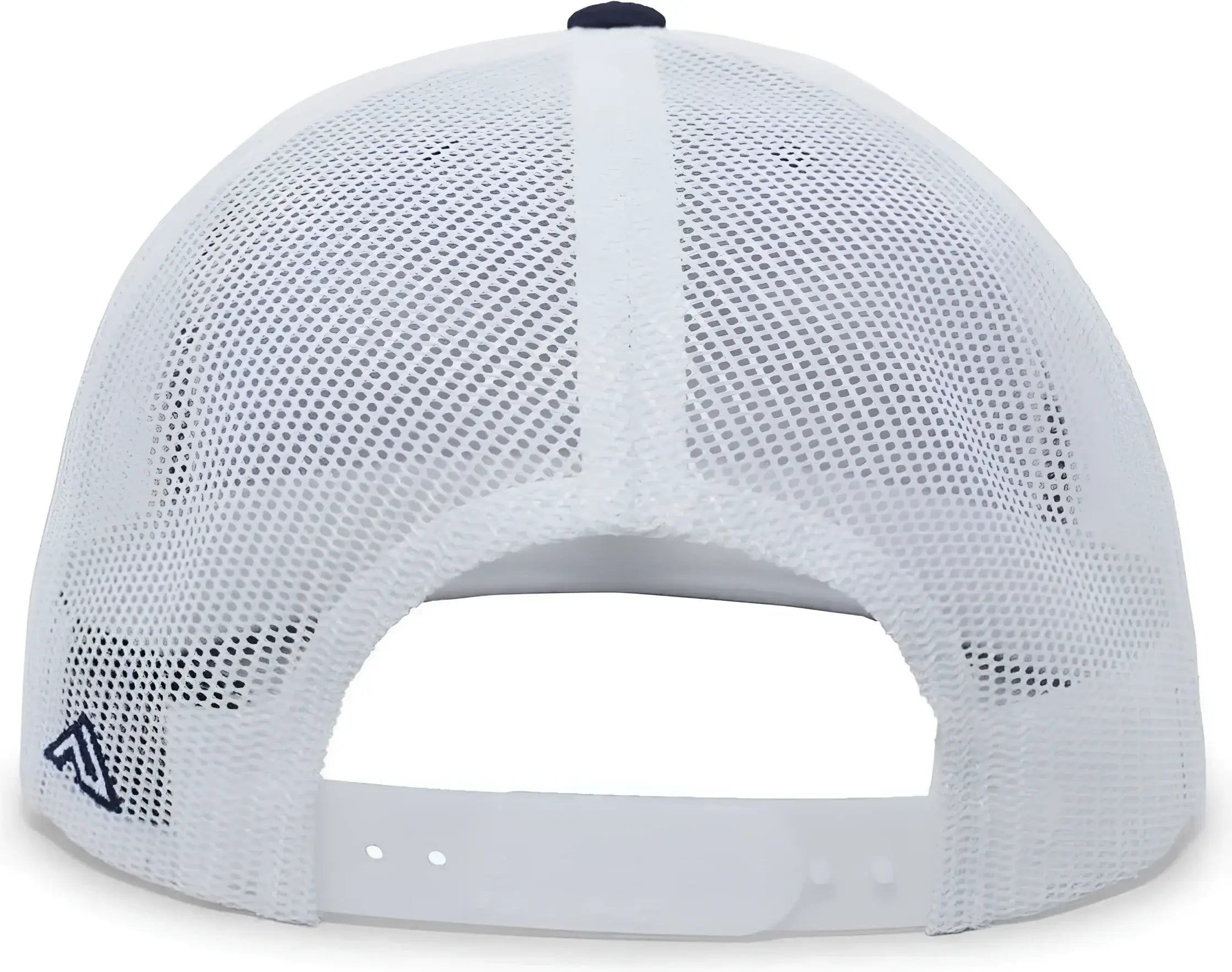 Pacific Headwear 4D3 D-Series Trucker Snapback Cap - Navy White Navy - Navy White Navy / 7’’ - 7 7/8’’