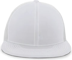 Pacific Headwear 4D3 D-Series Trucker Snapback Cap - Silver - Silver / 7’’ - 7 7/8’’