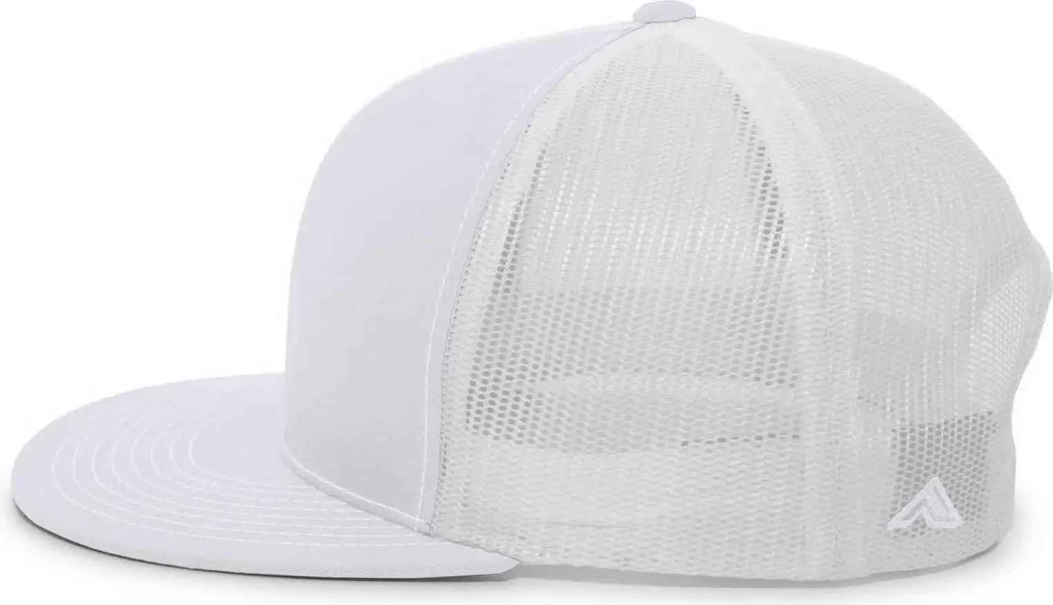 Pacific Headwear 4D3 D-Series Trucker Snapback Cap - Silver - Silver / 7’’ - 7 7/8’’