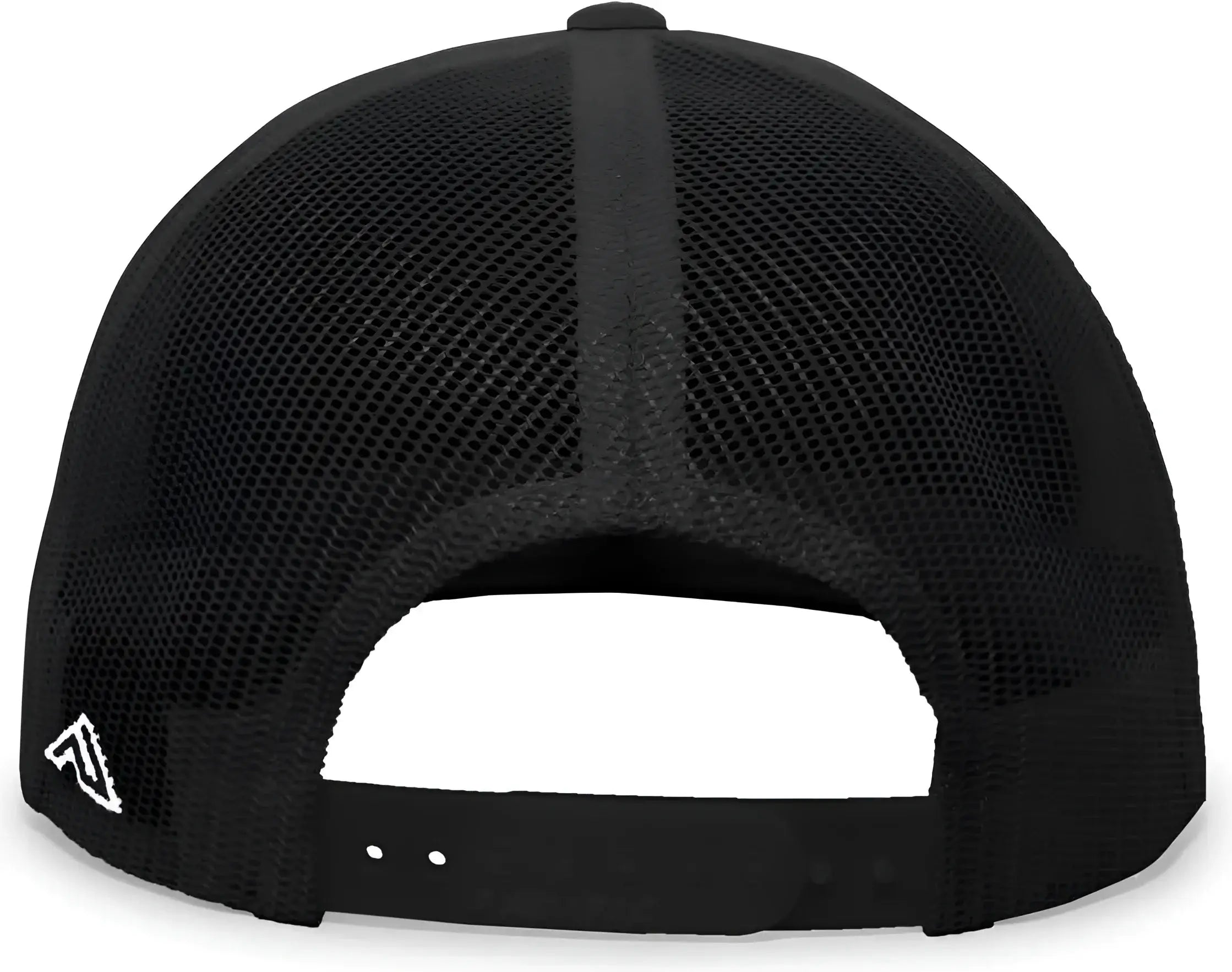 Pacific Headwear 4D3 D-Series Trucker Snapback Cap - White Black Black - White Black Black / 7’’ - 7 7/8’’