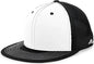 Pacific Headwear 4D3 D Series Trucker Snapback Cap White Black Black White Black Black / 7’’ 7 7/8’’