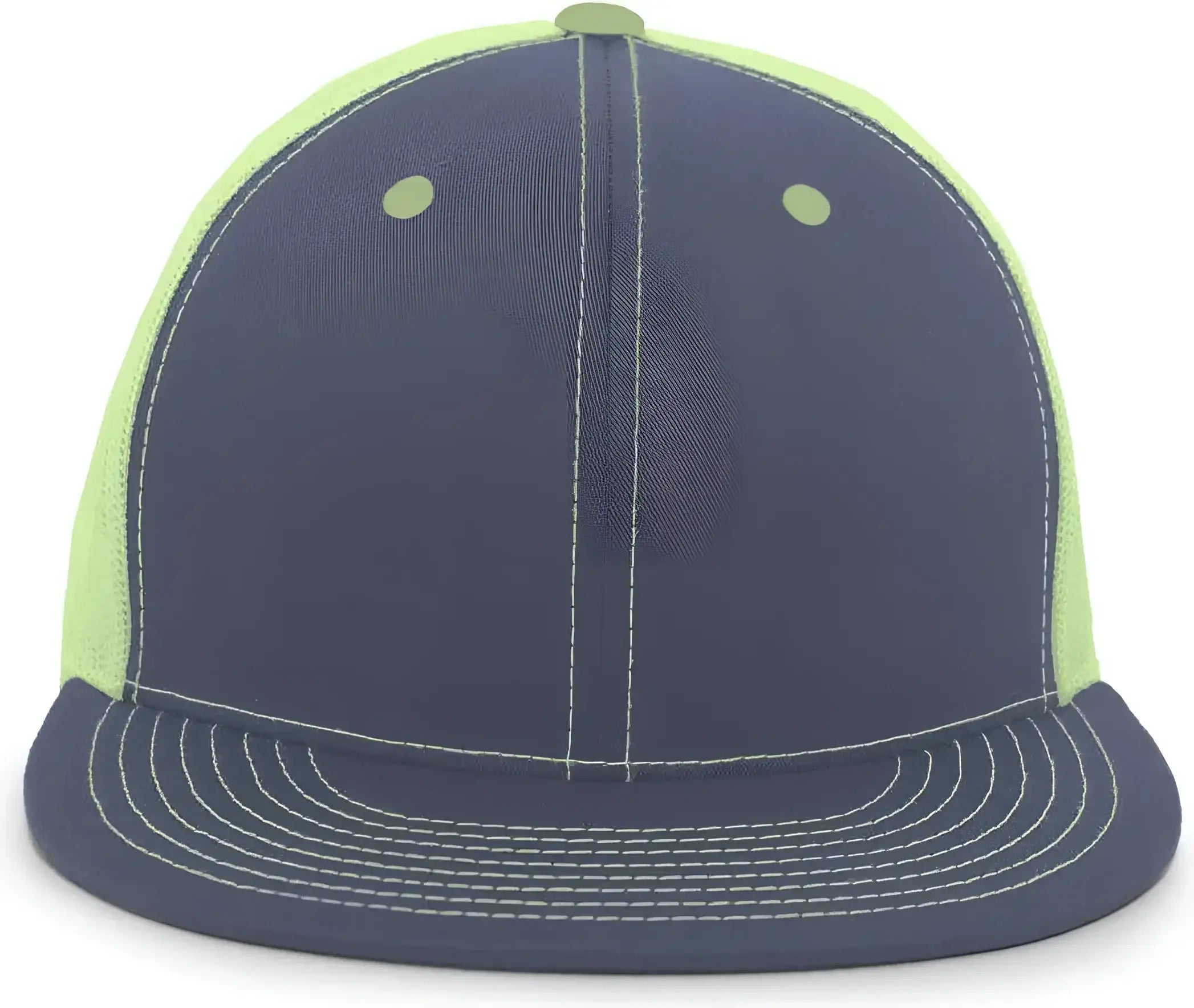 Pacific Headwear 4D3 Trucker D-Series Snapback Cap - Graphite Neon Yellow - Dark Gray Yellow / 7’’ - 7 7/8’’