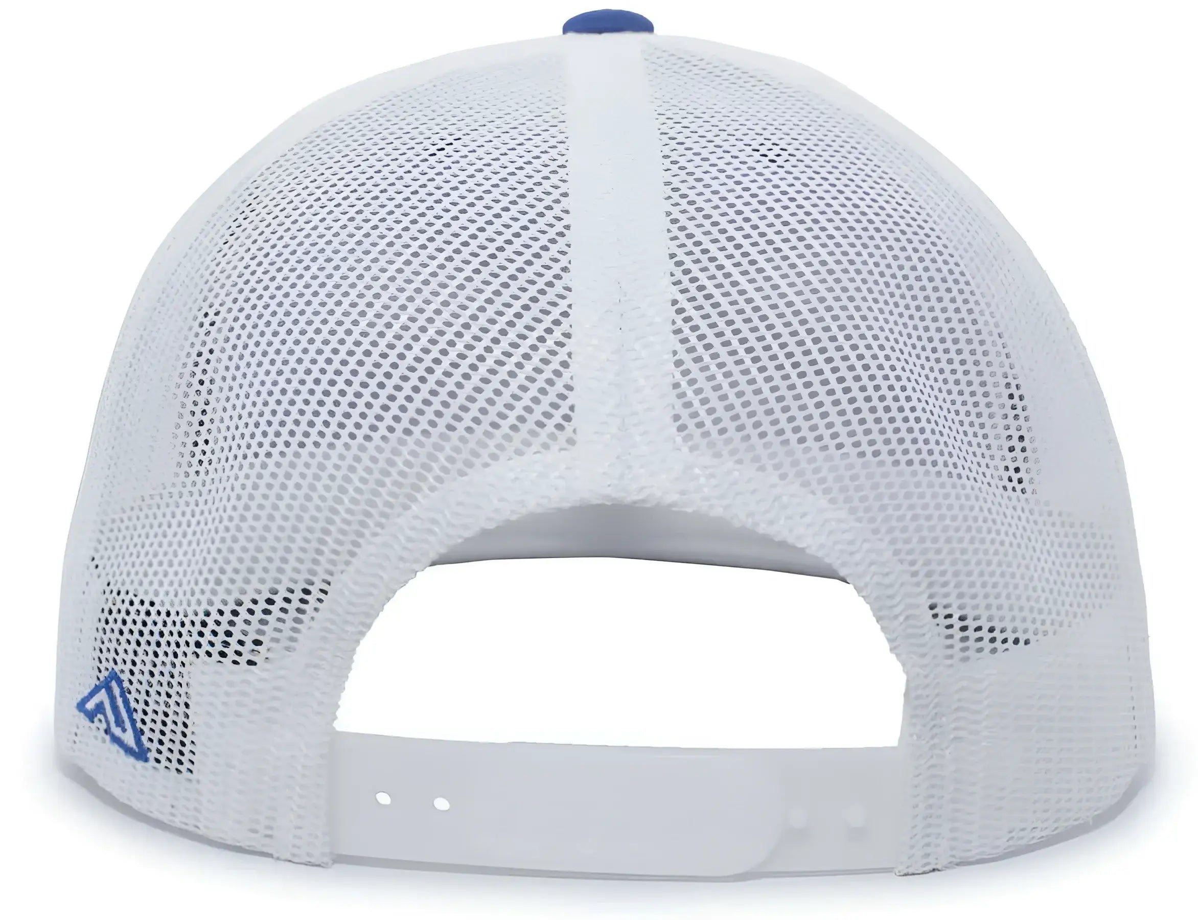Pacific Headwear 4D3 Trucker D-Series Snapback Cap - Royal White - Royal White / 7’’ - 7 7/8’’