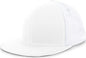 Pacific Headwear 4D3 Trucker D-Series Snapback Cap - White White - White White / 7’’ - 7 7/8’’