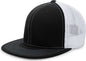 Pacific Headwear 4D5 D Series Trucker Flexfit Cap Black White Black White / 6 3/8’’ 6 7/8’’