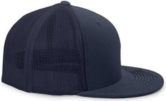 Pacific Headwear 4D5 D Series Trucker Flexfit Cap Navy Navy