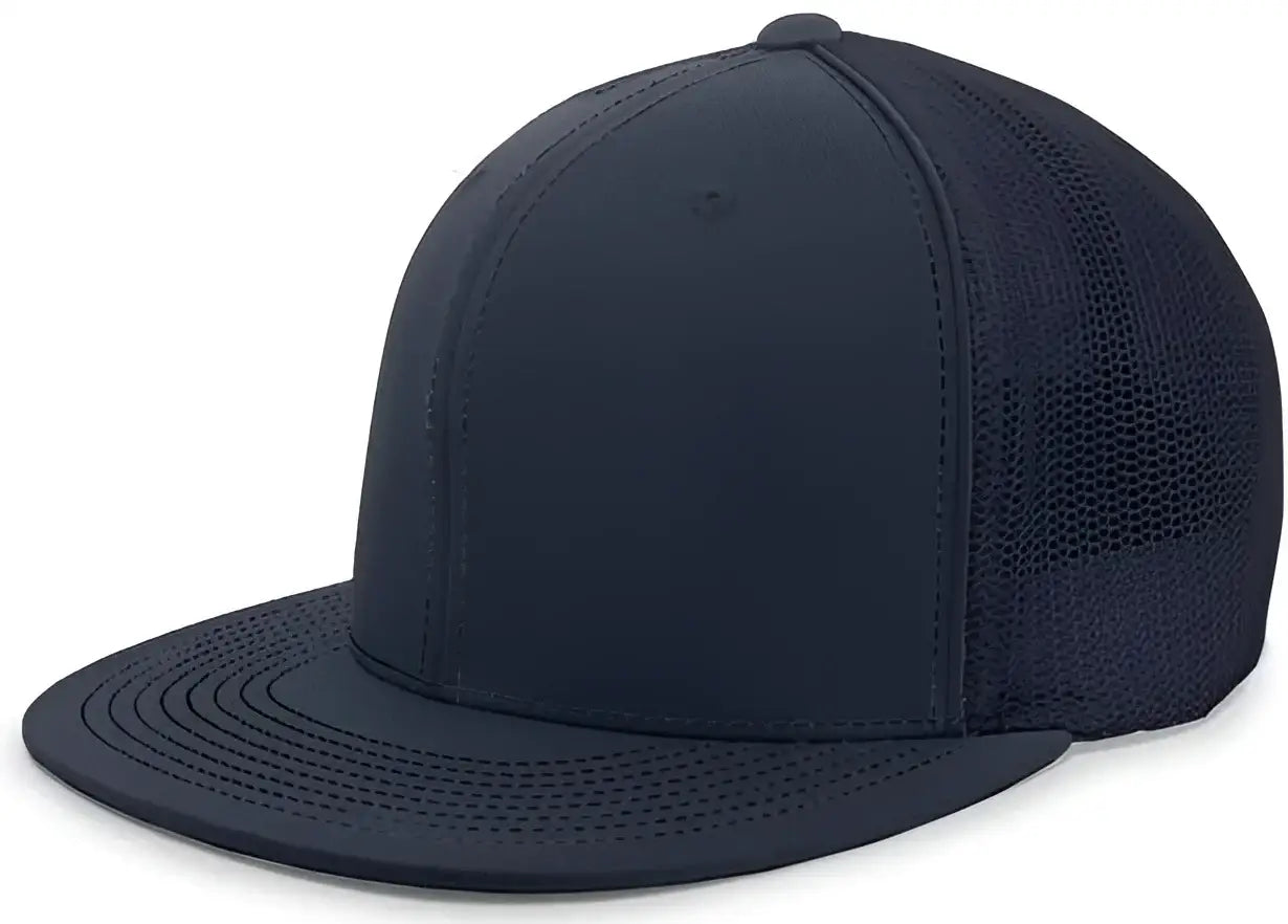 Pacific Headwear 4D5 D-Series Trucker Flexfit Cap - Navy Navy