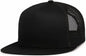 Pacific Headwear 4D7 D-Series 5-Panel Trucker Snapback Cap - Black - Black / 7’’ - 7 7/8’’