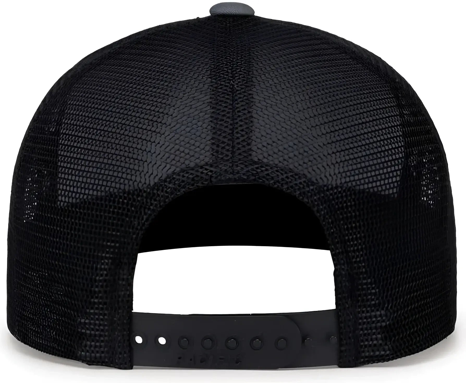 Pacific Headwear 4D7 D-Series 5-Panel Trucker Snapback Cap - Graphite Black Graphite - Graphite Black Graphite / 7’’