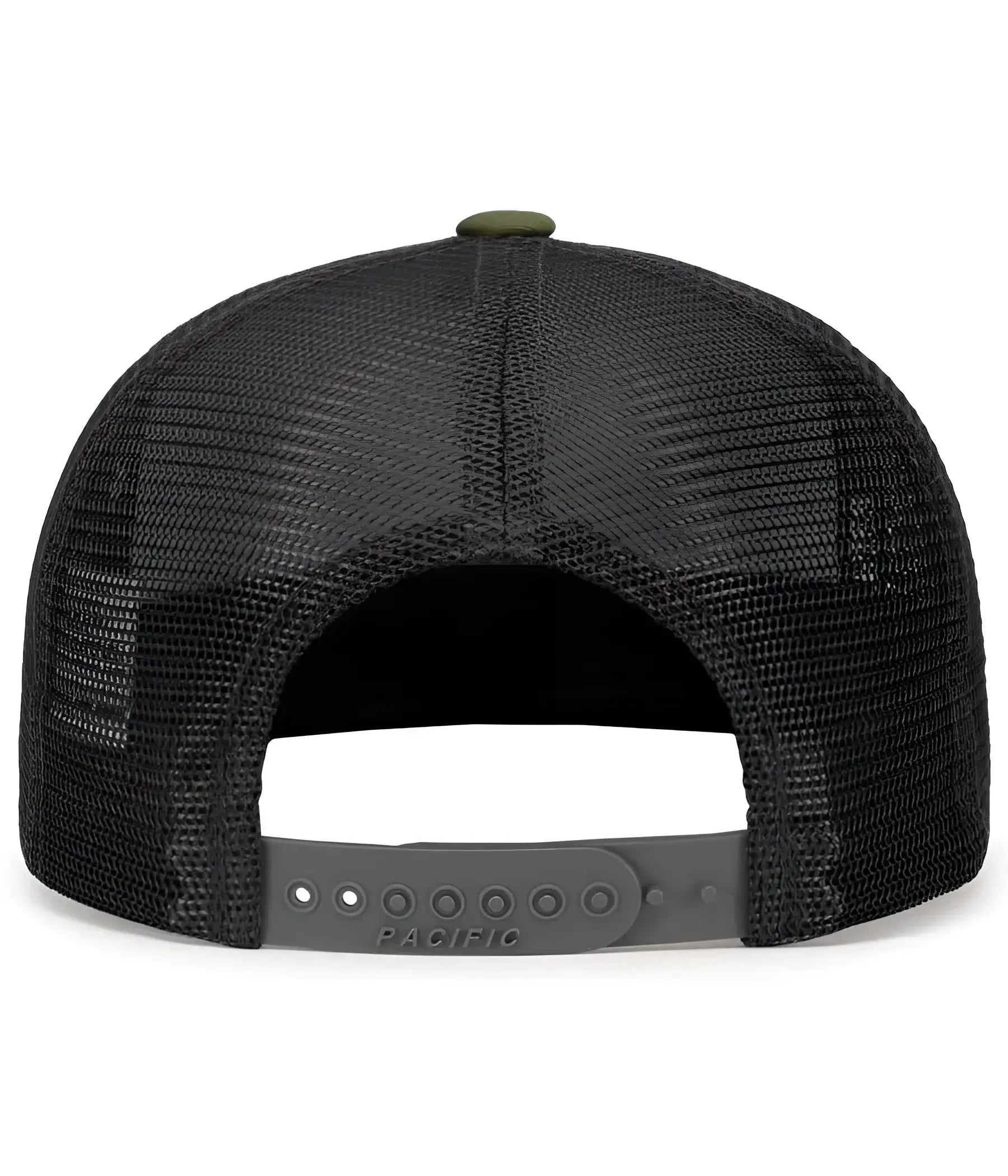 Pacific Headwear 4D7 D-Series 5-Panel Trucker Snapback Cap - Moss Lt Charcoal Moss - Moss Lt Charcoal Moss / 7’’ - 7