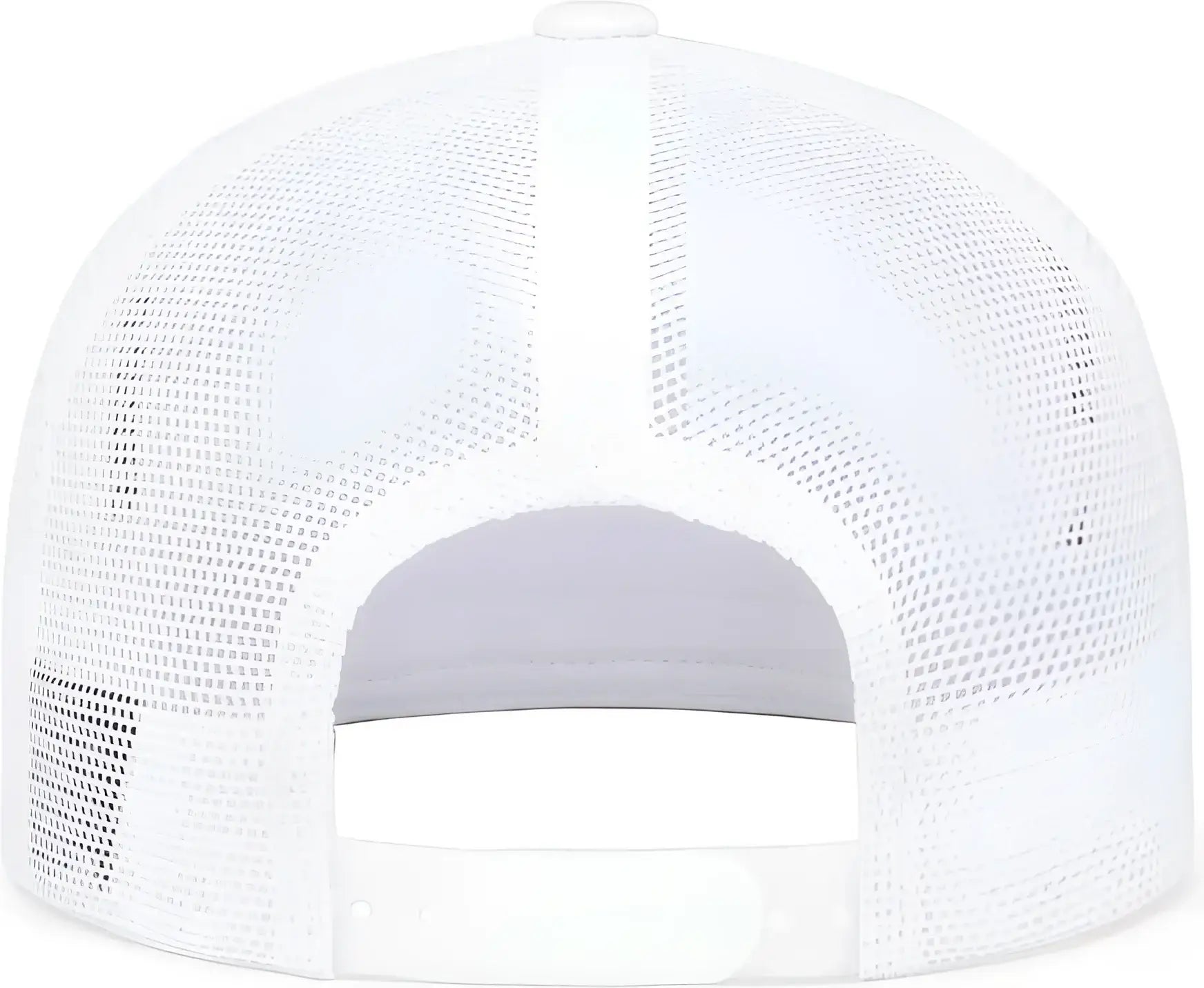 Pacific Headwear 4D7 D-Series 5-Panel Trucker Snapback Cap - White - White / 7’’ - 7 7/8’’