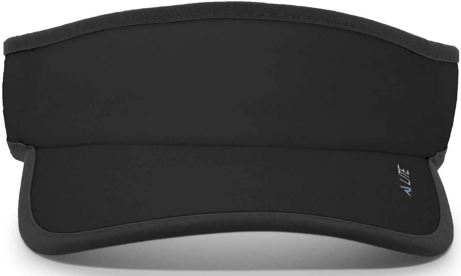 Pacific Headwear 510V Lite Series All-Sport Active Visor - Black - Black / 7’’ - 7 7/8’’