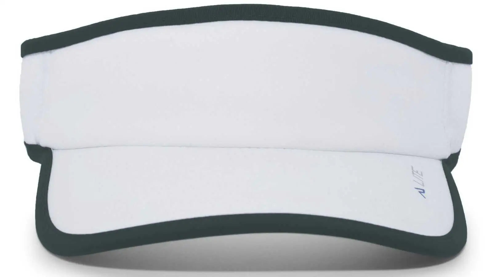Pacific Headwear 510V Lite Series All-Sport Active Visor - White Dark Green - White Dark Green / 7’’ - 7 7/8’’
