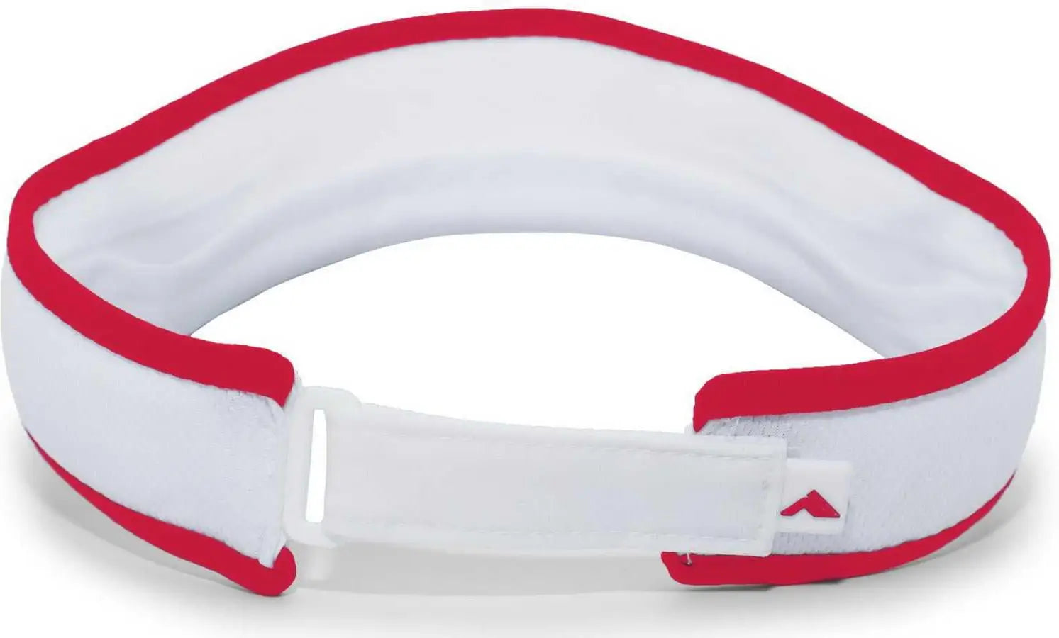 Pacific Headwear 510V Lite Series All-Sport Active Visor - White Red - White Red / 7’’ - 7 7/8’’