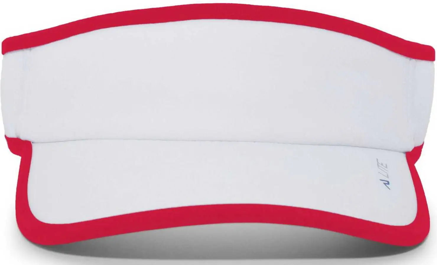 Pacific Headwear 510V Lite Series All-Sport Active Visor - White Red - White Red / 7’’ - 7 7/8’’