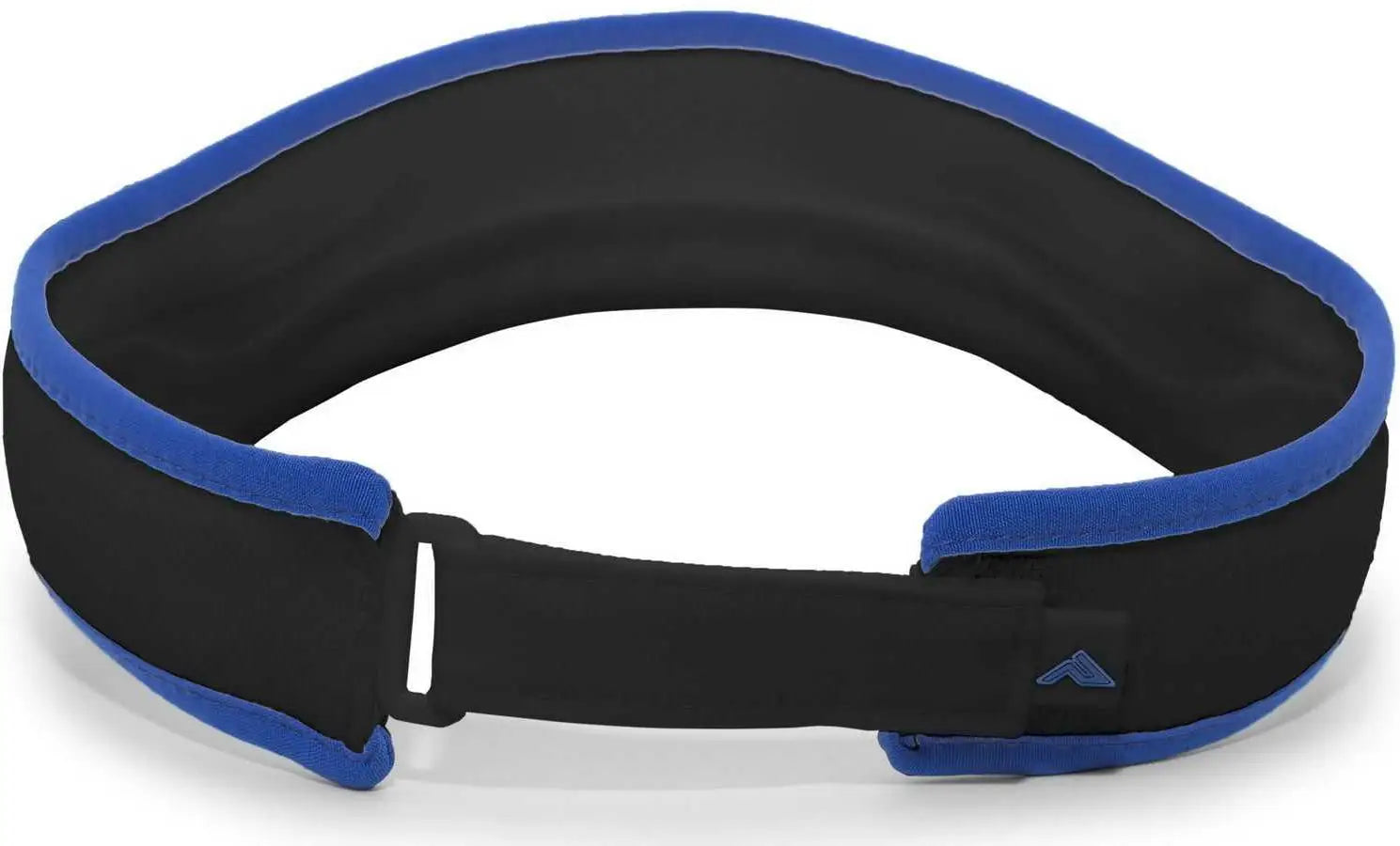 Pacific Headwear 510V Performance Hook-and-Loop Visor - Black Royal - Black Royal / 7’’ - 7 7/8’’