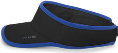 Pacific Headwear 510V Performance Hook-and-Loop Visor - Black Royal - Black Royal / 7’’ - 7 7/8’’