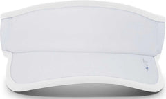 Pacific Headwear 510V Performance Hook-and-Loop Visor - White White - White White / 7’’ - 7 7/8’’