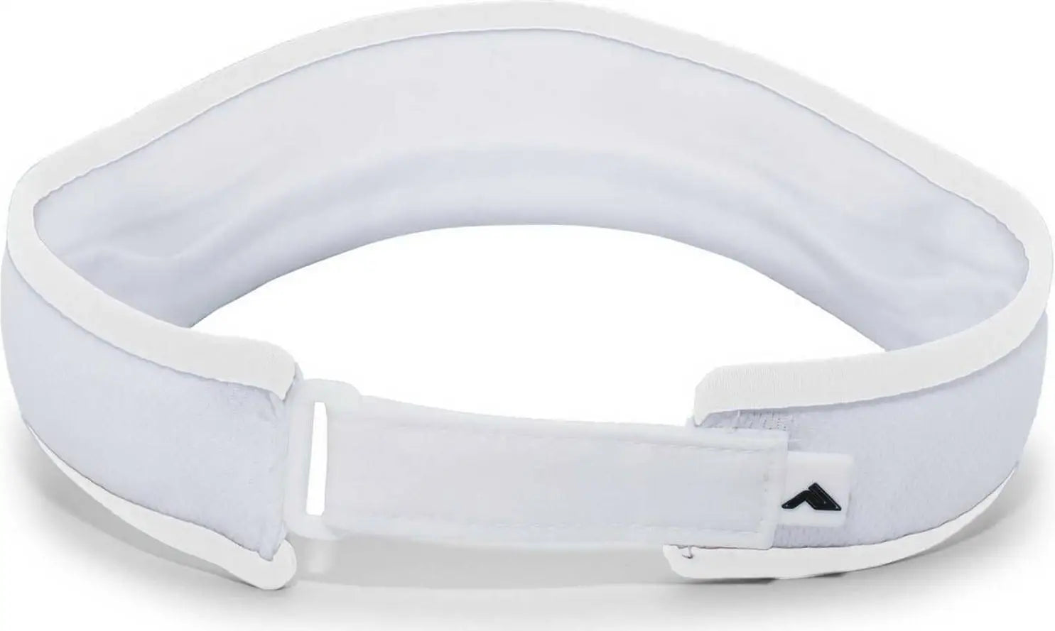 Pacific Headwear 510V Performance Hook-and-Loop Visor - White White - White White / 7’’ - 7 7/8’’