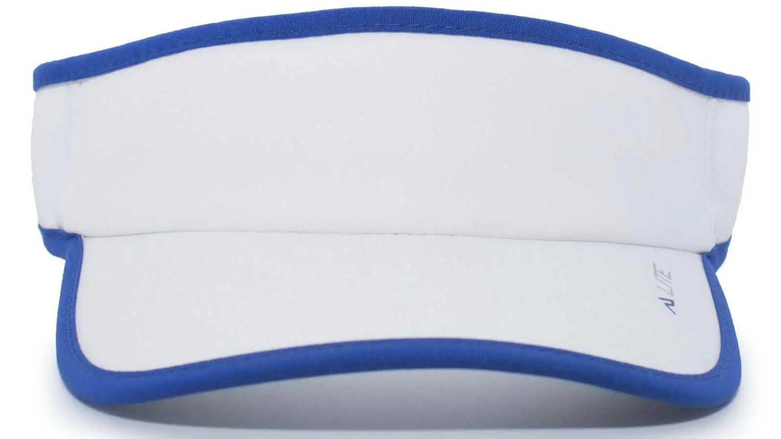 Pacific Headwear 510V Performance Hook-and-Loop Visor - White Royal - White Royal / 7’’ - 7 7/8’’