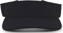 Pacific Headwear 598V M2 Performance Hook-and-Loop Visor - Navy - Navy / 7’’ - 7 7/8’’