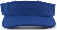Pacific Headwear 598V M2 Performance Hook-And-Loop Visor - Royal - Royal / 7’’ - 7 7/8’’