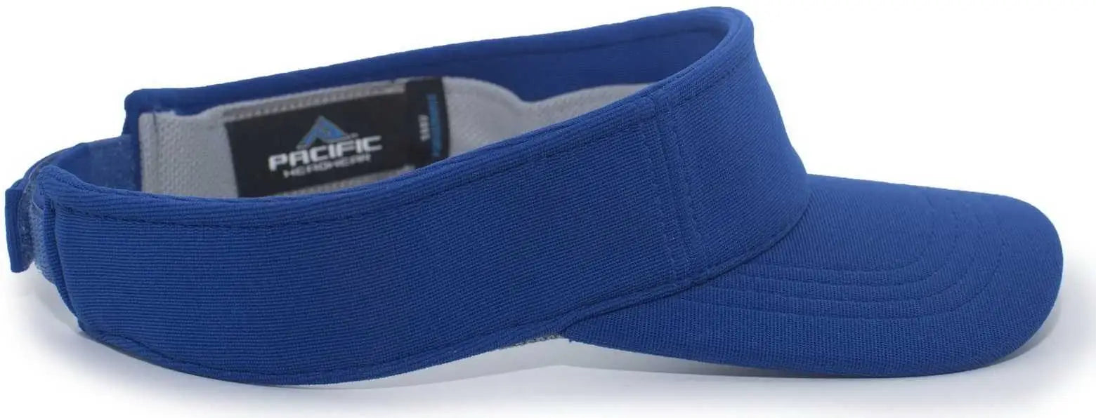 Pacific Headwear 598V M2 Performance Hook-And-Loop Visor - Royal - Royal / 7’’ - 7 7/8’’