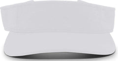 Pacific Headwear 598V M2 Performance Hook-and-Loop Visor - Silver - Light Gray / 7’’ - 7 7/8’’
