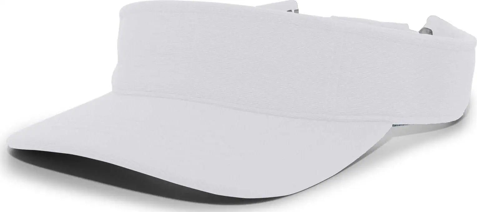 Pacific Headwear 598V M2 Performance Hook-and-Loop Visor - Silver - Light Gray / 7’’ - 7 7/8’’