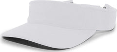 Pacific Headwear 598V M2 Performance Hook-and-Loop Visor - Silver - Light Gray / 7’’ - 7 7/8’’