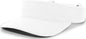 Pacific Headwear 598V M2 Performance Hook-and-Loop Visor - White - White / 7’’ - 7 7/8’’