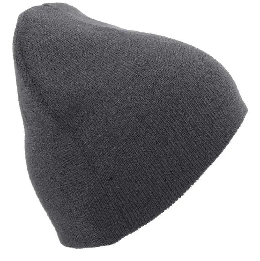 Pacific Headwear 601K Basic Knit Beanie - Graphite - Graphite / 7’’ - 7 7/8’’