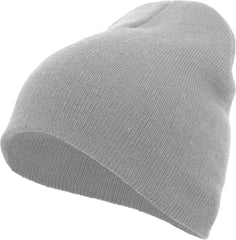 Pacific Headwear 601K Basic Knit Beanie Silver Silver / 7’’ 7 7/8’’