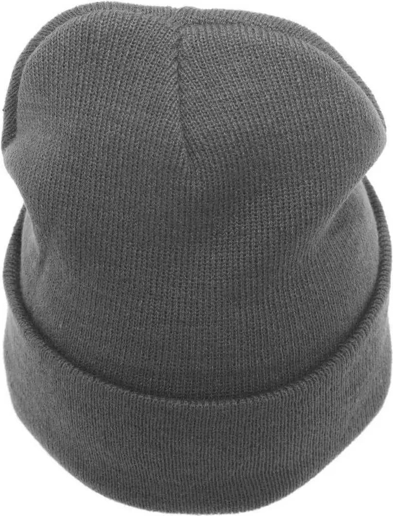 Pacific Headwear 621K Knit Cuff Beanie - Graphite - Dark Gray / 7’’ - 7 7/8’’