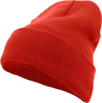 Pacific Headwear 621K Knit Cuff Beanie Red Red / 7’’ 7 7/8’’