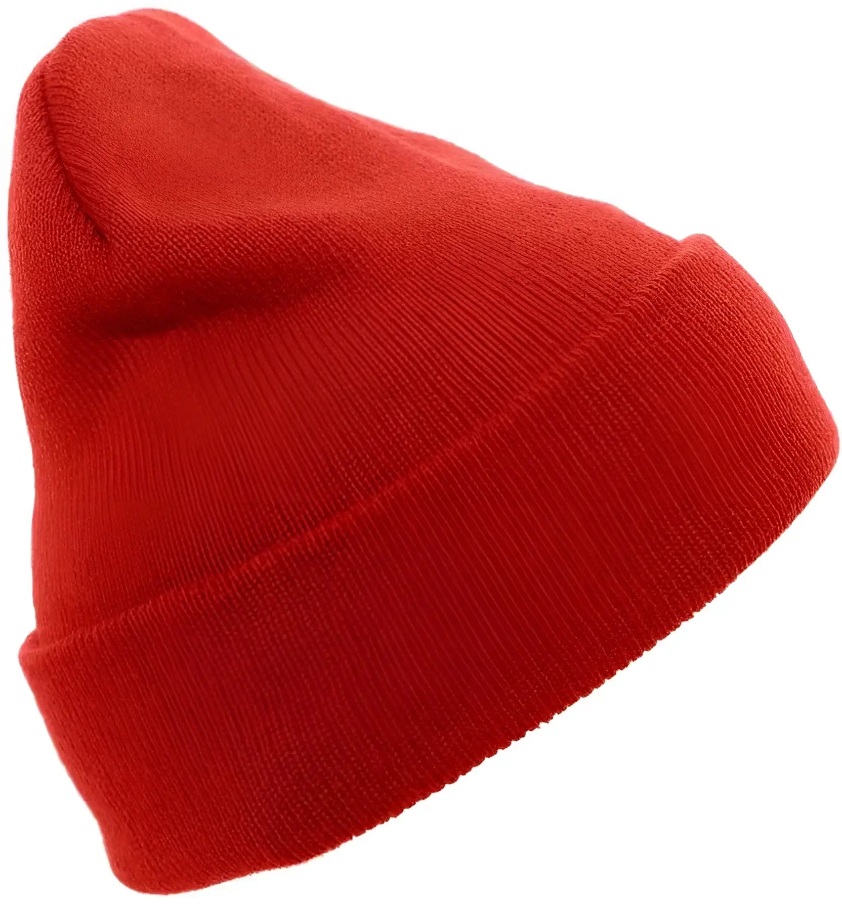 Pacific Headwear 621K Knit Cuff Beanie - Red - Red / 7’’ - 7 7/8’’