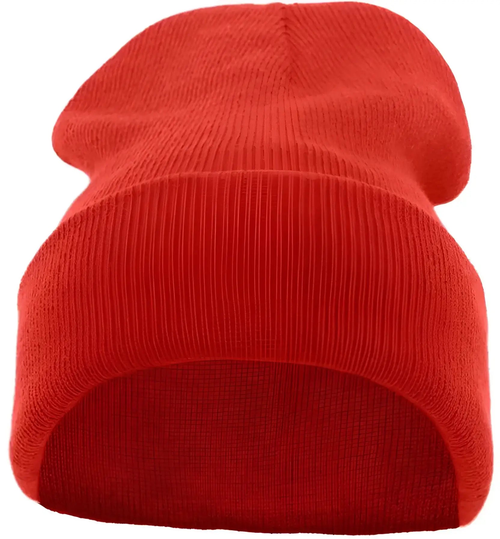 Pacific Headwear 621K Knit Cuff Beanie - Red - Red / 7’’ - 7 7/8’’