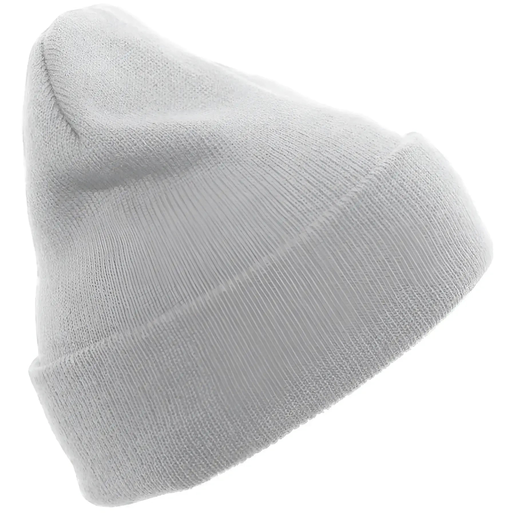 Pacific Headwear 621K Knit Cuff Beanie - Silver - Light Gray / 7’’ - 7 7/8’’